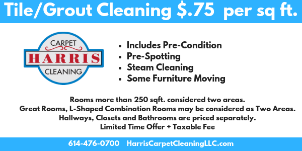 tile and Grout cleaning ad