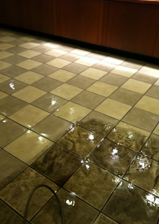 Tile and grout Cleaning flooring
